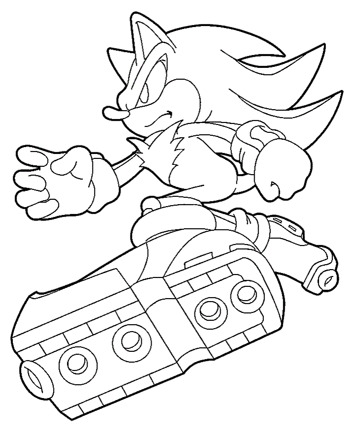 Sonic Coloring Book - Coloring Home