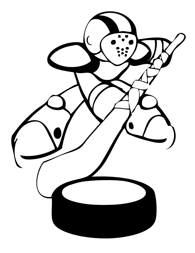 Free Printable Hockey Coloring Pages | HM Coloring Pages