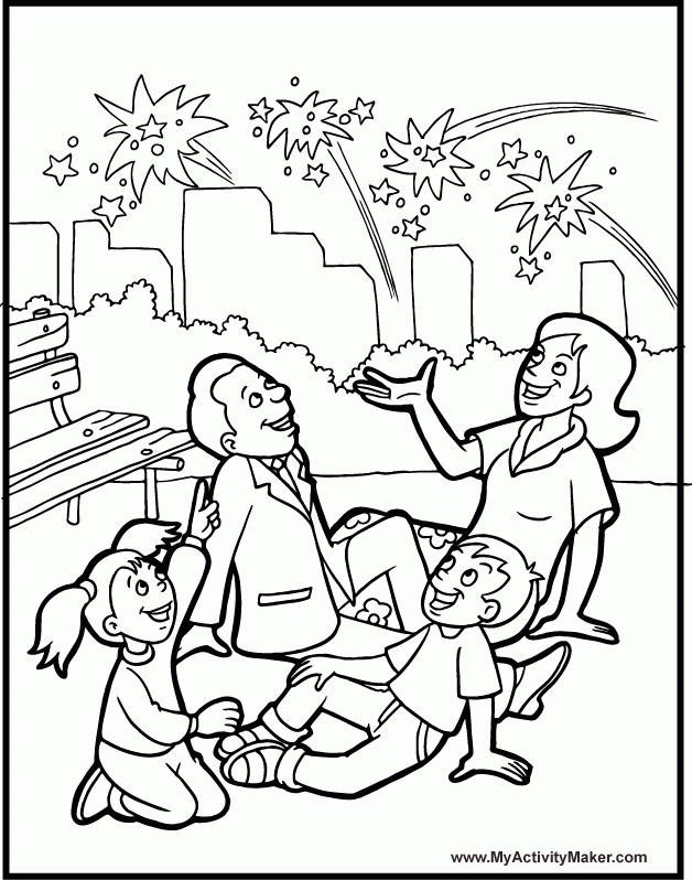 Fourth of July Coloring Pages - part II