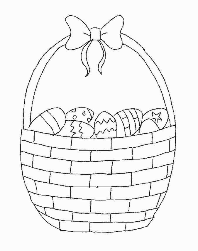 Happy Easter Coloring Pictures For Kids
