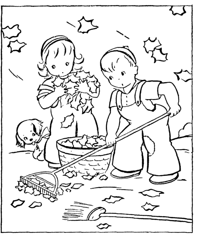 Coloring Pages Autumn Season | Free coloring pages for kids
