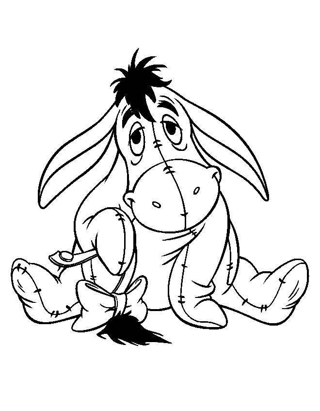 eeyore coloring pages