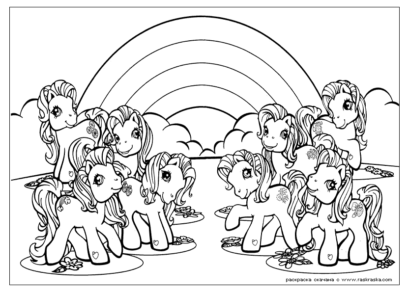 My Little Pony Coloring Pages To Print Free Coloring Pages For Coloring Home