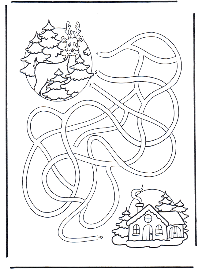 Winter Animal Coloring Pages - Coloring Home