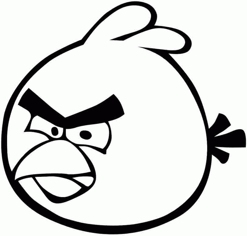Cartoon Angry Bird Coloring Pages Printable For Preschool # - Coloring Home