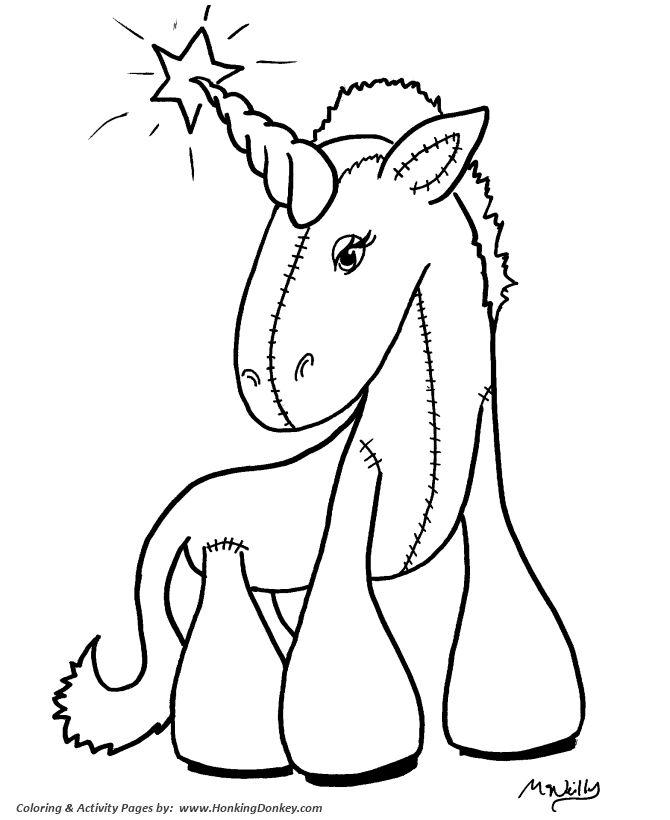 Anime Coloring Pages | Anime Unicorn Coloring Page and Kids 