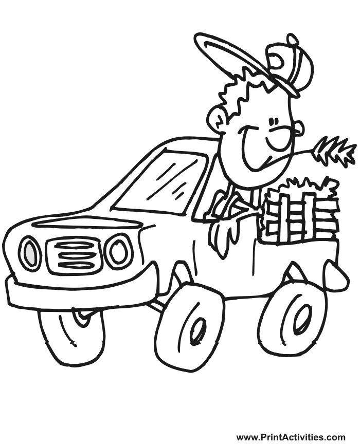 Truck coloring pages | color printing | coloring sheets | #74 Free 