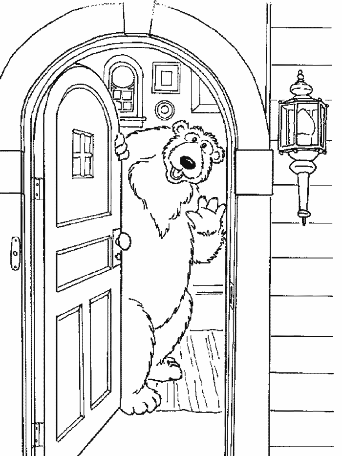 Bear in the Big Blue House Coloring Page | Coloring Pages