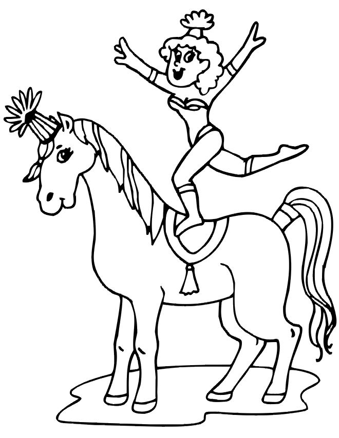 Circus Coloring Pages For Kids 412 | Free Printable Coloring Pages