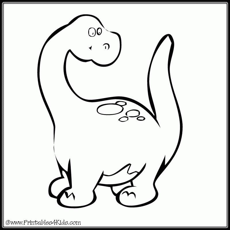 Free activity printable colouring pages – Little Dinosaurs