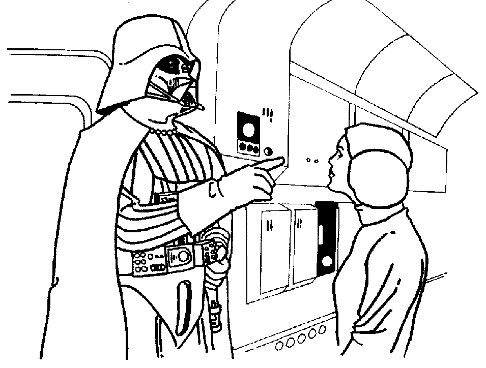 The Star Wars Colouring Page