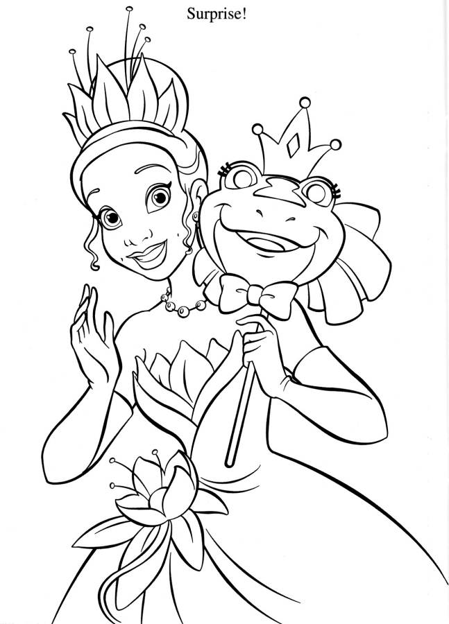 Tiana Disney Princess Coloring Pages - Disney Coloring ...