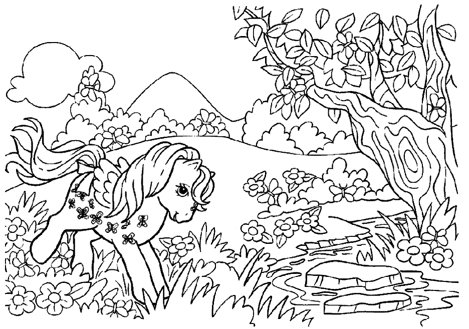 Free My Little Pony Coloring Pages 294 | Free Printable Coloring Pages