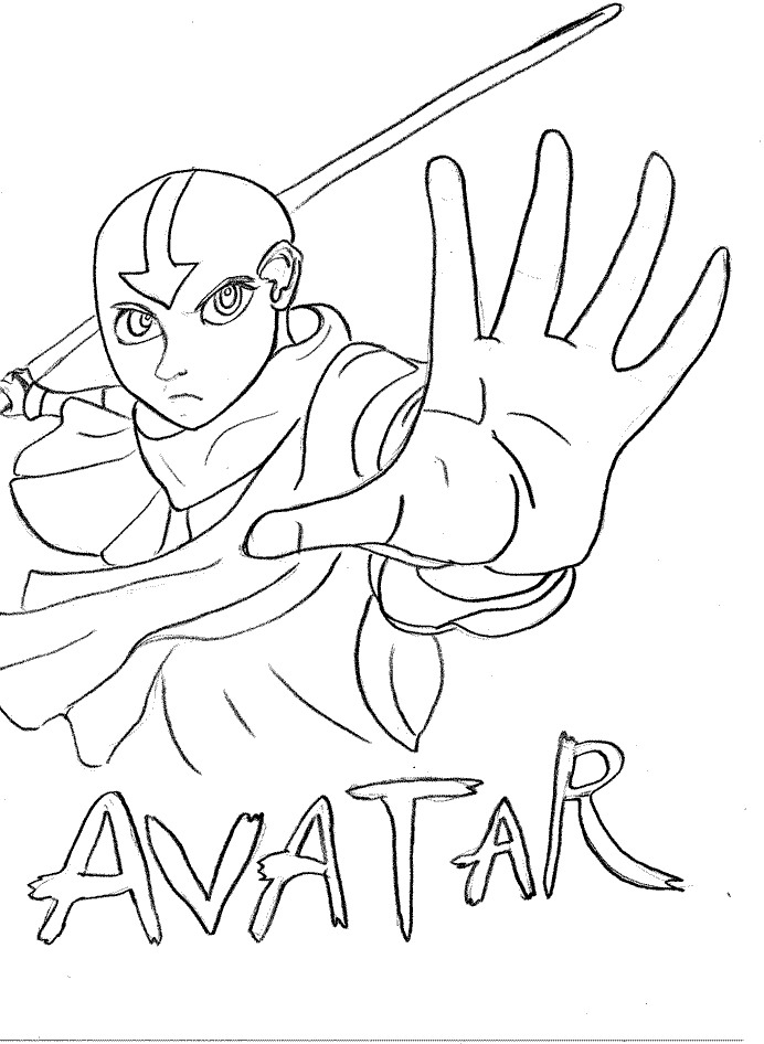 Coloring Page - Avatar coloring pages 3