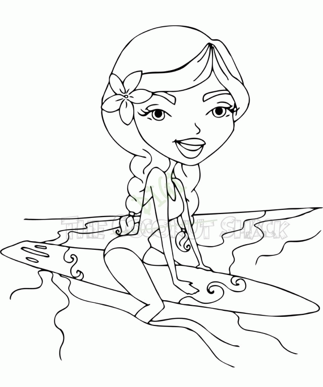 Disney Pages Surfing Coloring Pages