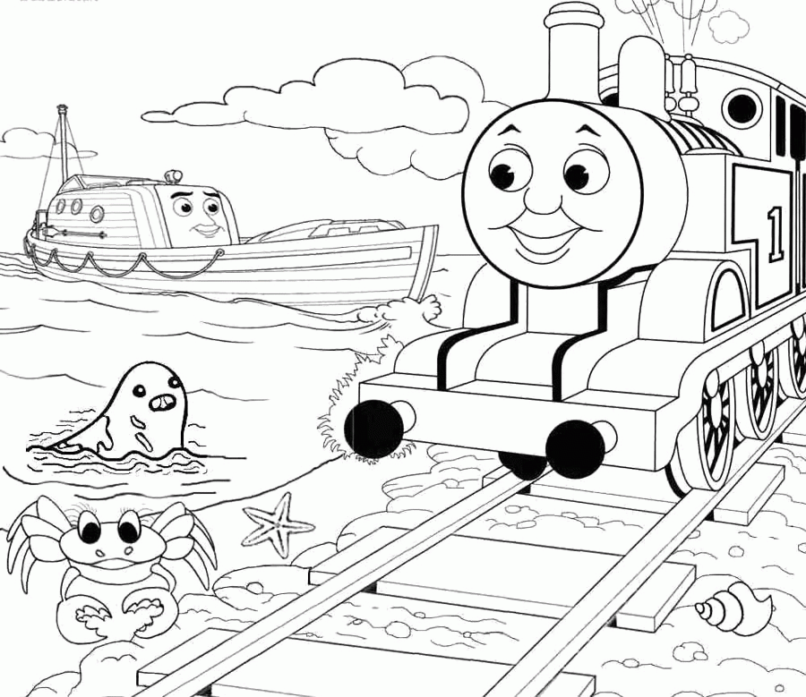 Thomas and friends James Colouring Pages (page 3)