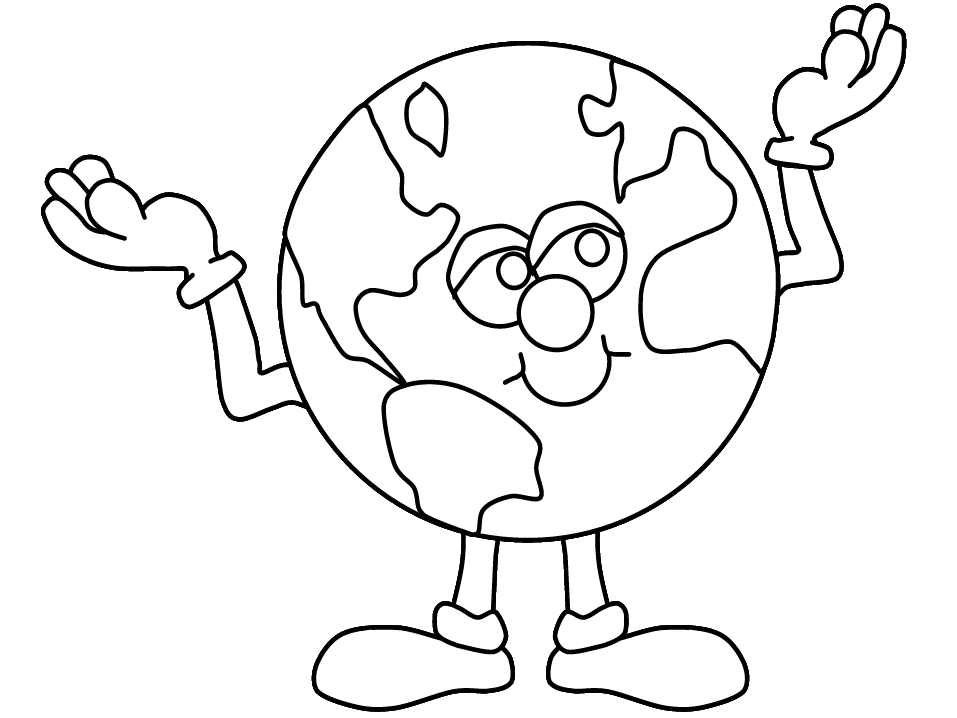Earth Coloring Pages | Kids Coloring Pages | Printable Free 