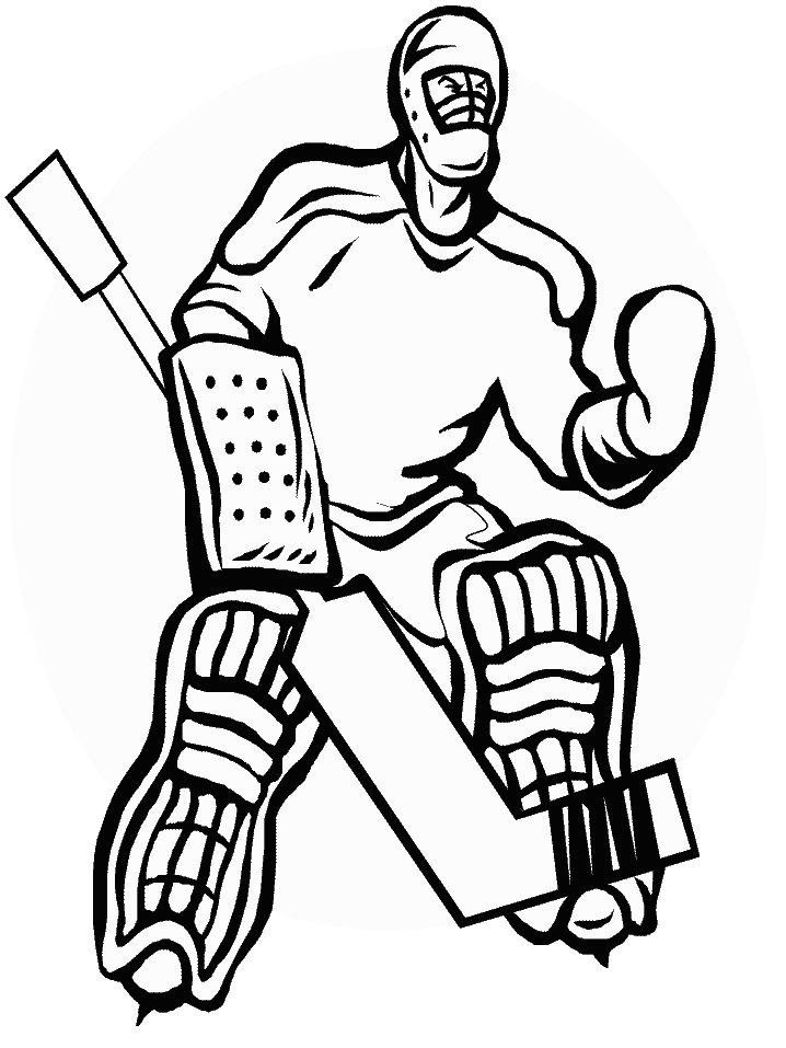 Hockey 5 Sports Coloring Pages & Coloring Book