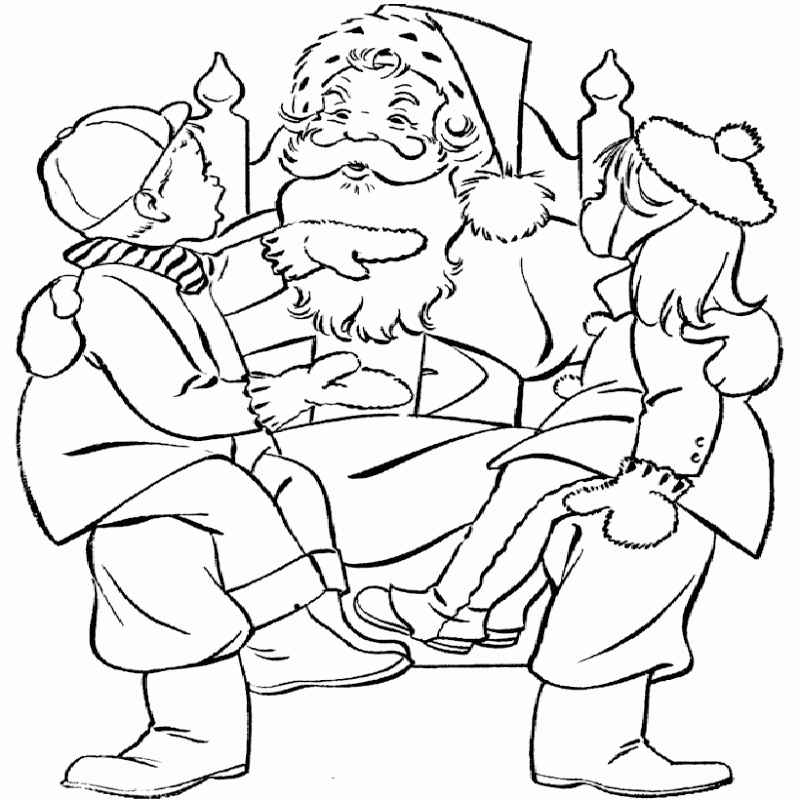 Santa Claus Coloring Pages Online