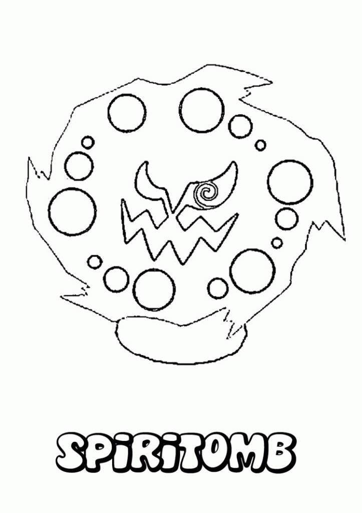 Cartoon: Ghost Pokemon Coloring Pages Spiritomb Online And 