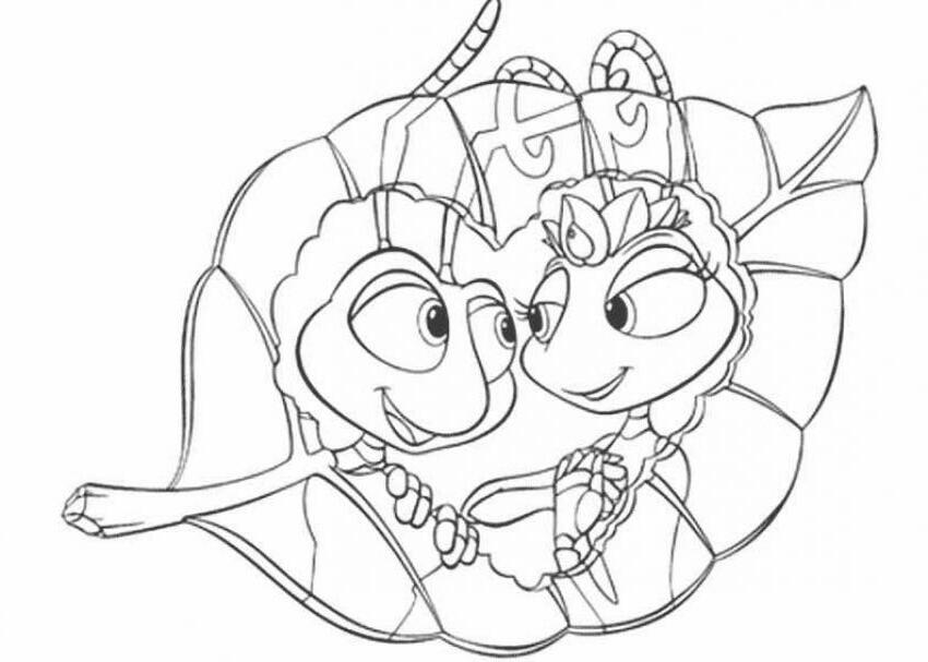 A Bugs life coloring pages - A bug's life 5