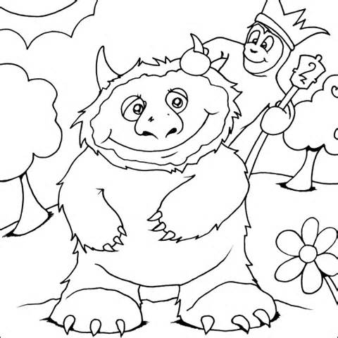 Where The Wild Things Are Coloring Pages Coloring Pages