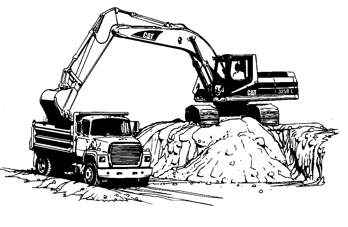 Excavator Coloring Page To Download And Print For Free Coloring Home
