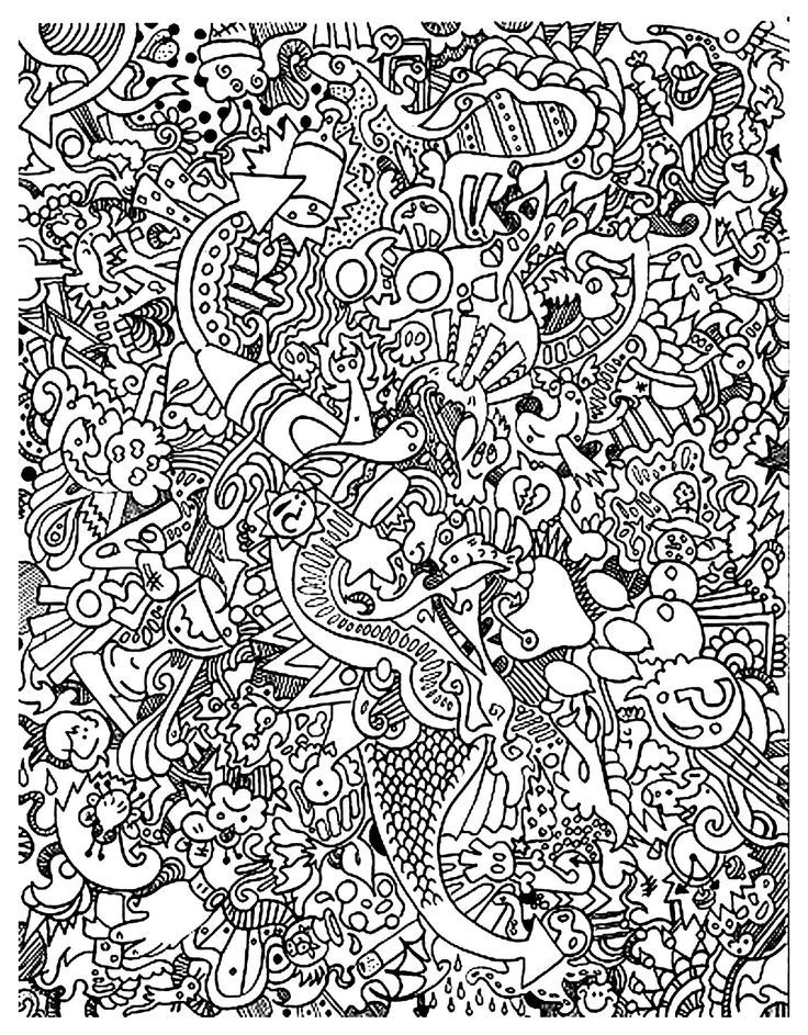 Doodle Art - Coloring Pages for Kids and for Adults