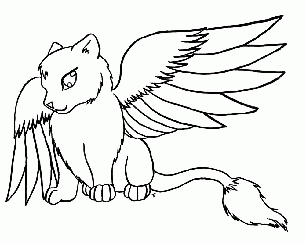 Warrior Cat - Coloring Pages for Kids and for Adults