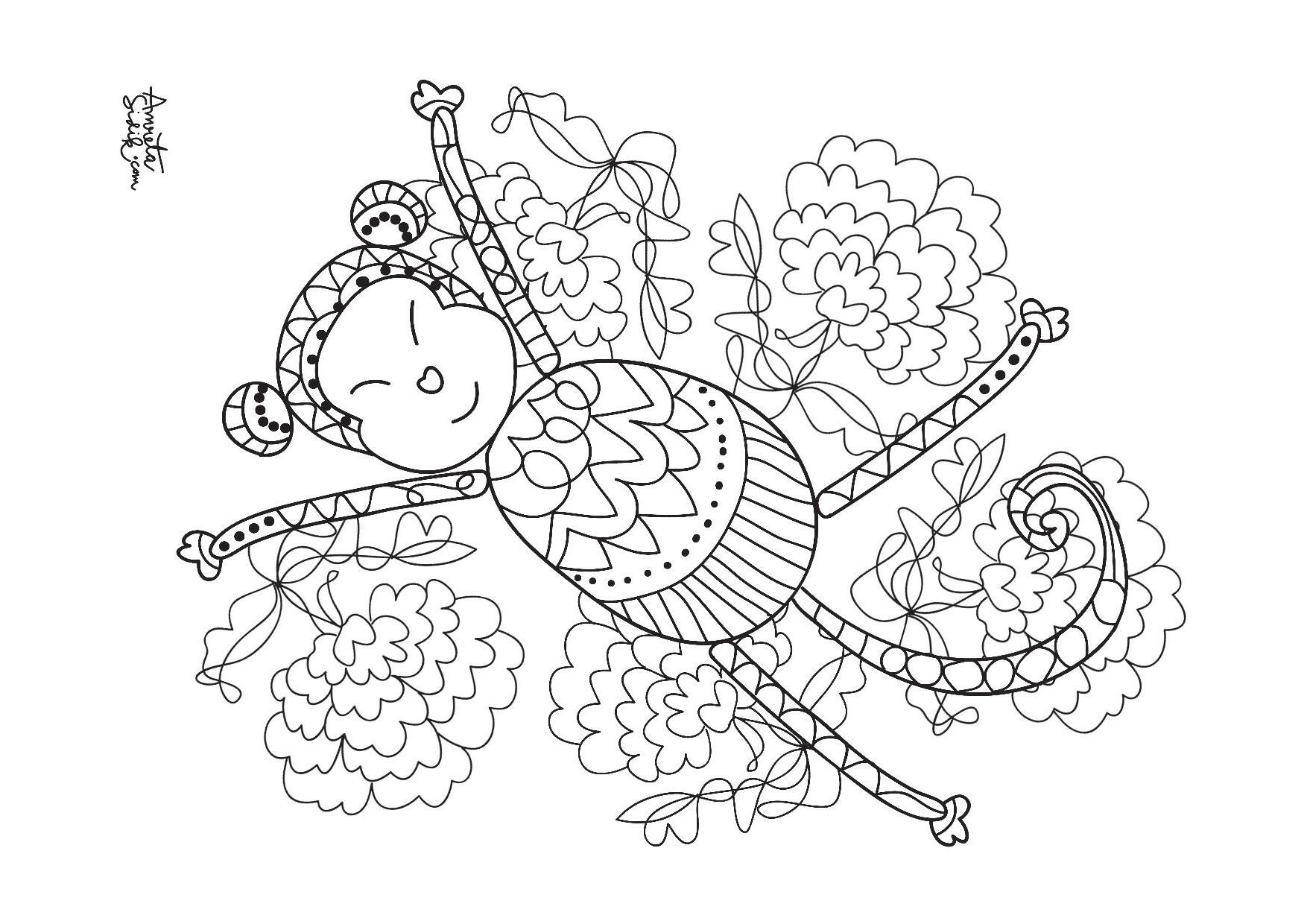 Zen and Anti stress - Coloring Pages for adults