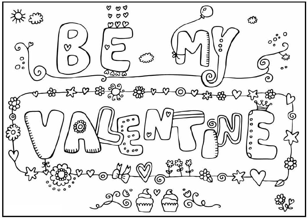 Free Printable Valentines Day Coloring Pages For Kids Great ...