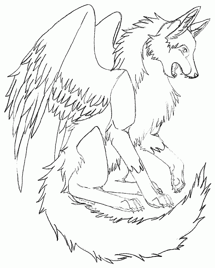 Realistic Wolf Coloring Pages To Print - Coloring Home