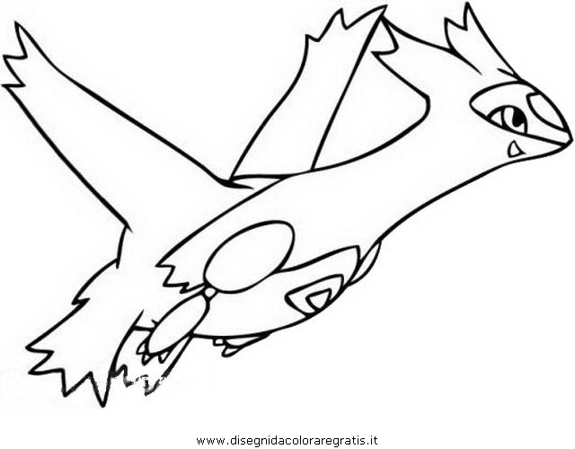 Latias and latios coloring pages