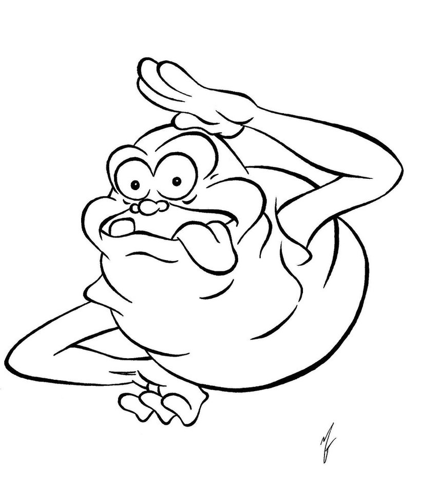 Download from 62 free drawings of Slimer at GetDrawings.