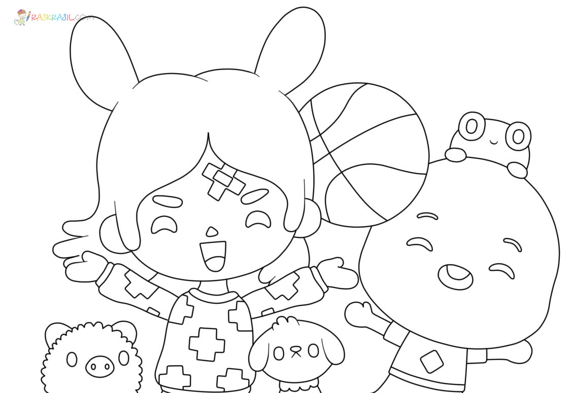 Toca Boca Coloring Pages | New Pictures Free Printable
