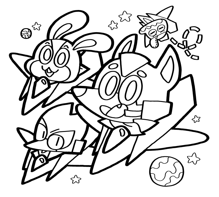 Only We Have the Brains to Rule Lylat — oddlookingbird: Here's a Starfox  coloring page I...