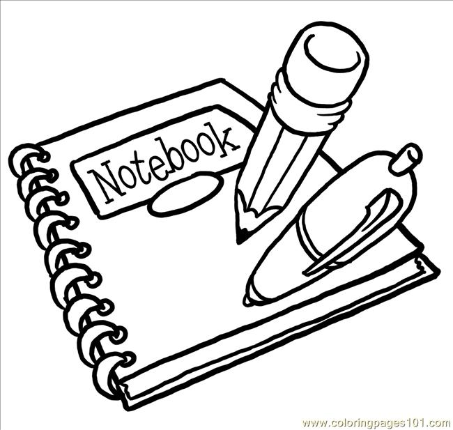 Back2schoolsupplies Big Coloring Page for Kids - Free School Printable Coloring  Pages Online for Kids - ColoringPages101.com | Coloring Pages for Kids