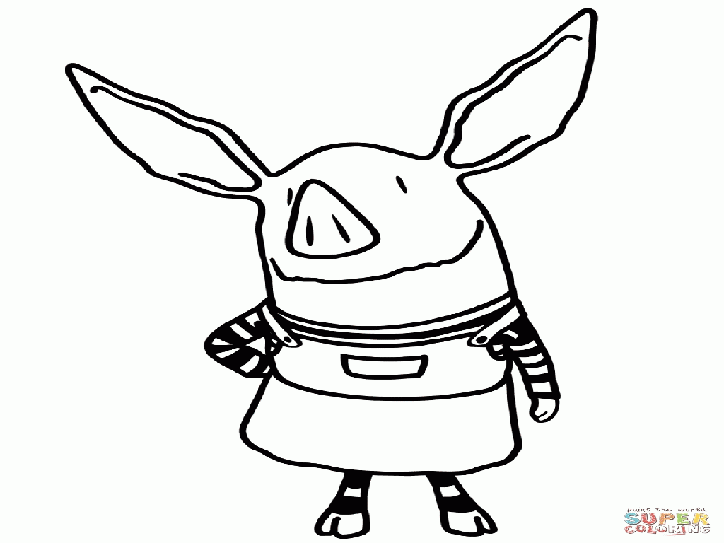 free coloring pages of olivia the pig | Best Coloring Page Site