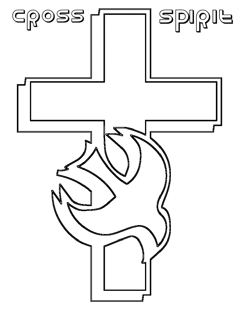 Cross For Kids - Coloring Pages for Kids and for Adults