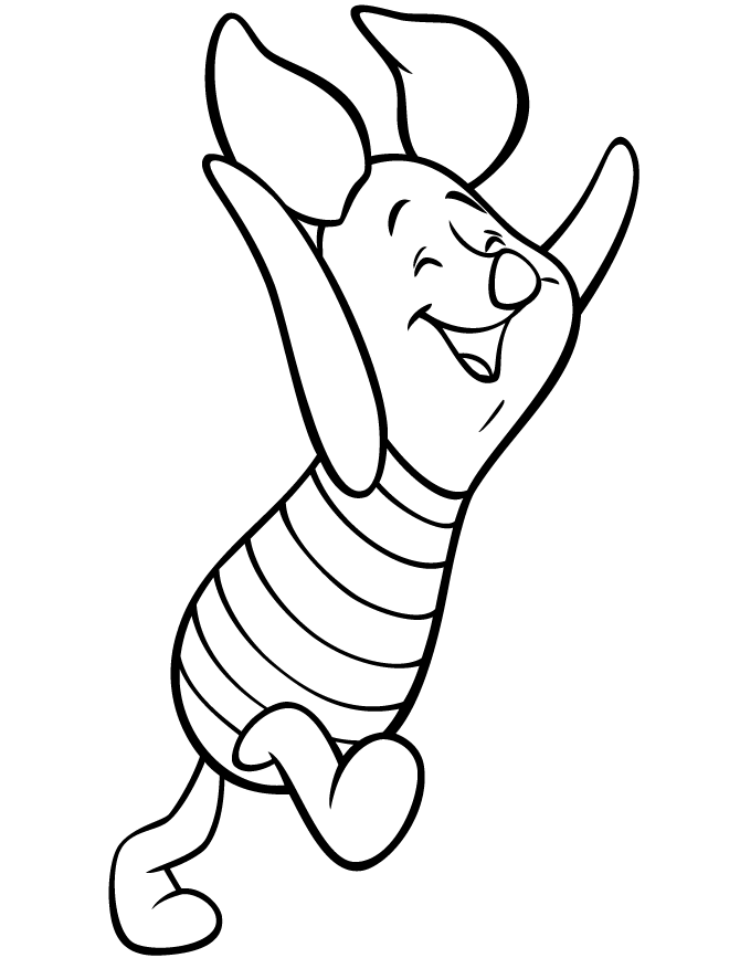 Piglet Coloring Page - Coloring Pages for Kids and for Adults