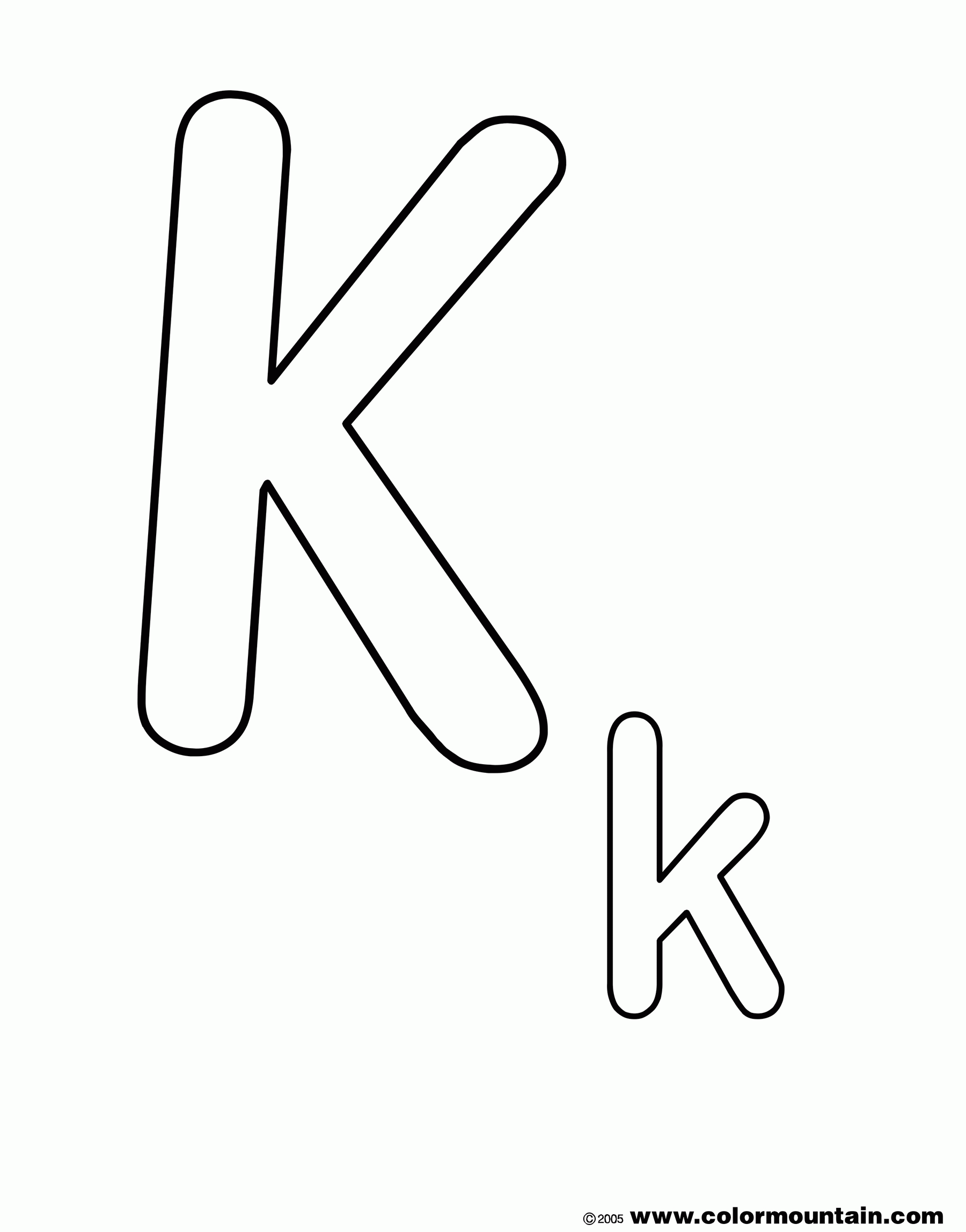 alphabet-coloring-book-page-letter-k
