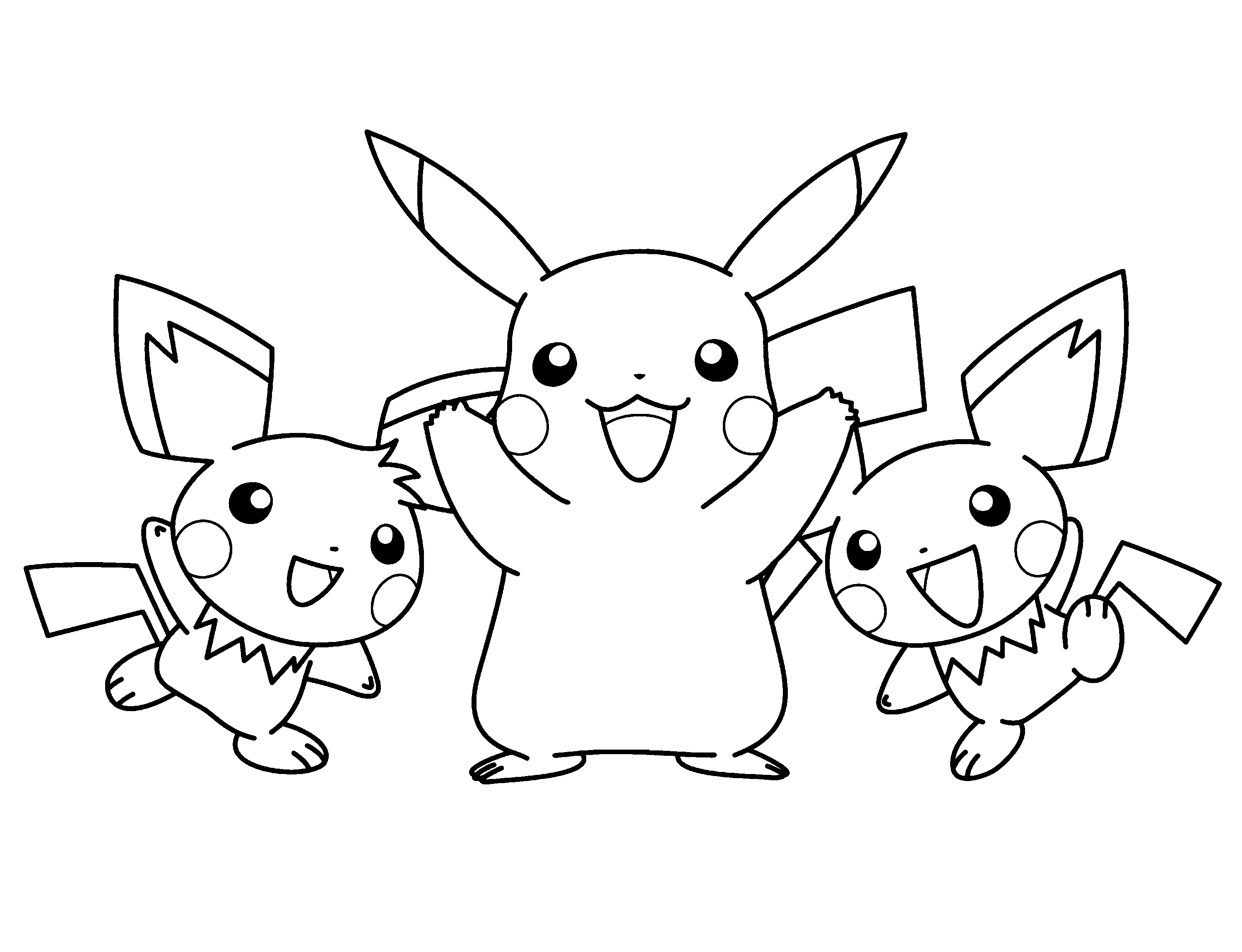 Cartoon Pokemon Coloring Pages - Coloring Pages For All Ages