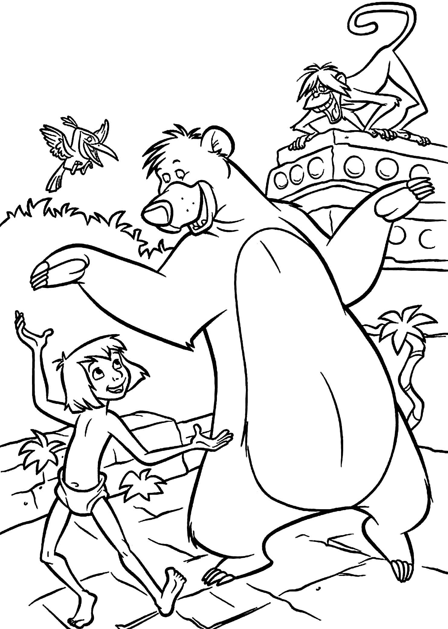 Jungle Book Coloring Pages To Download And Print For Free ...