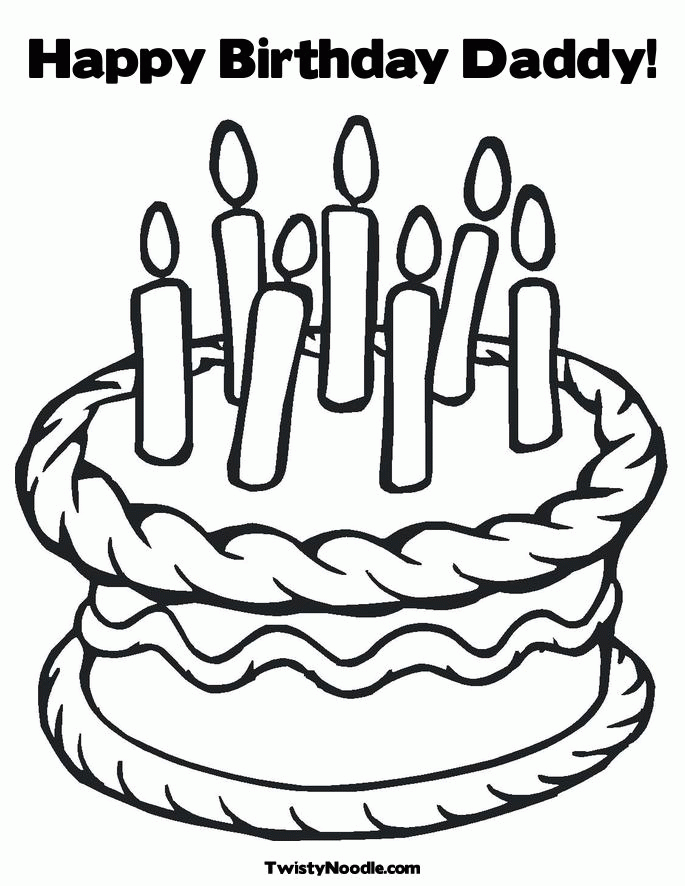 Craftsmanship Printable Birthday Coloring Pages For Dad ...