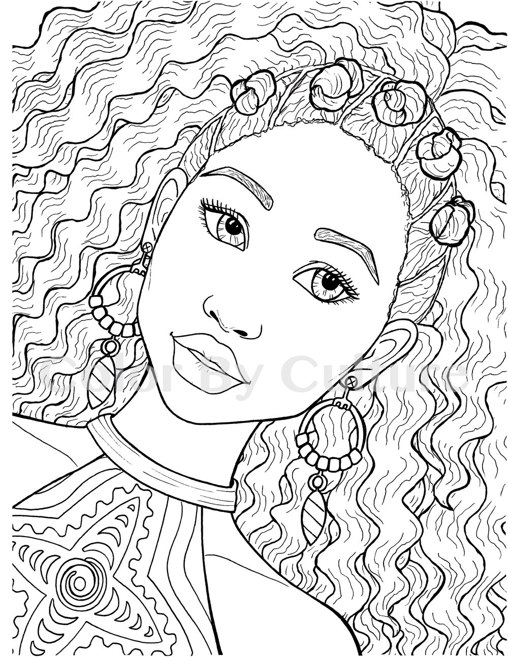 Printable Coloring Book - African Fashions — Color By Culture