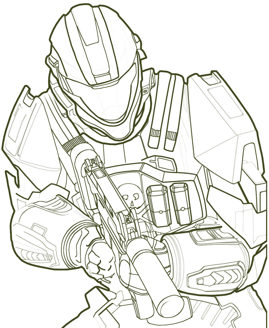 halo coloring pages free | Only Coloring Pages