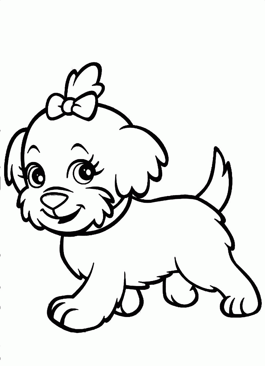 Blank Dog Coloring Pages - Coloring Pages For All Ages - Coloring Home