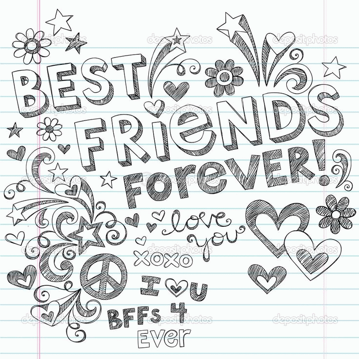 Forms Best Friend Forever Coloring Pages Coloring Pages, Free Best ...