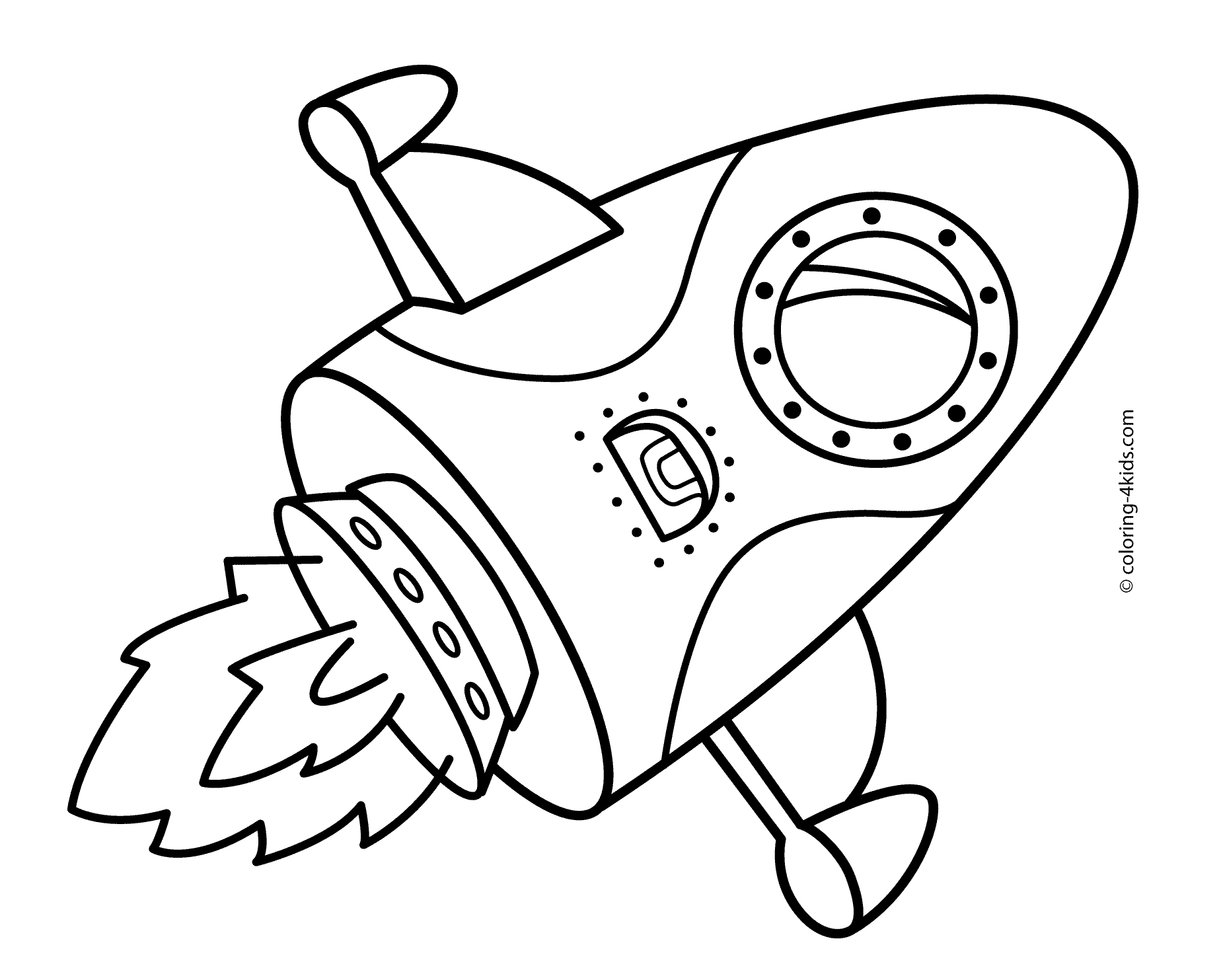Rocket Ship Coloring Page (18 Picture) - Coloring Home