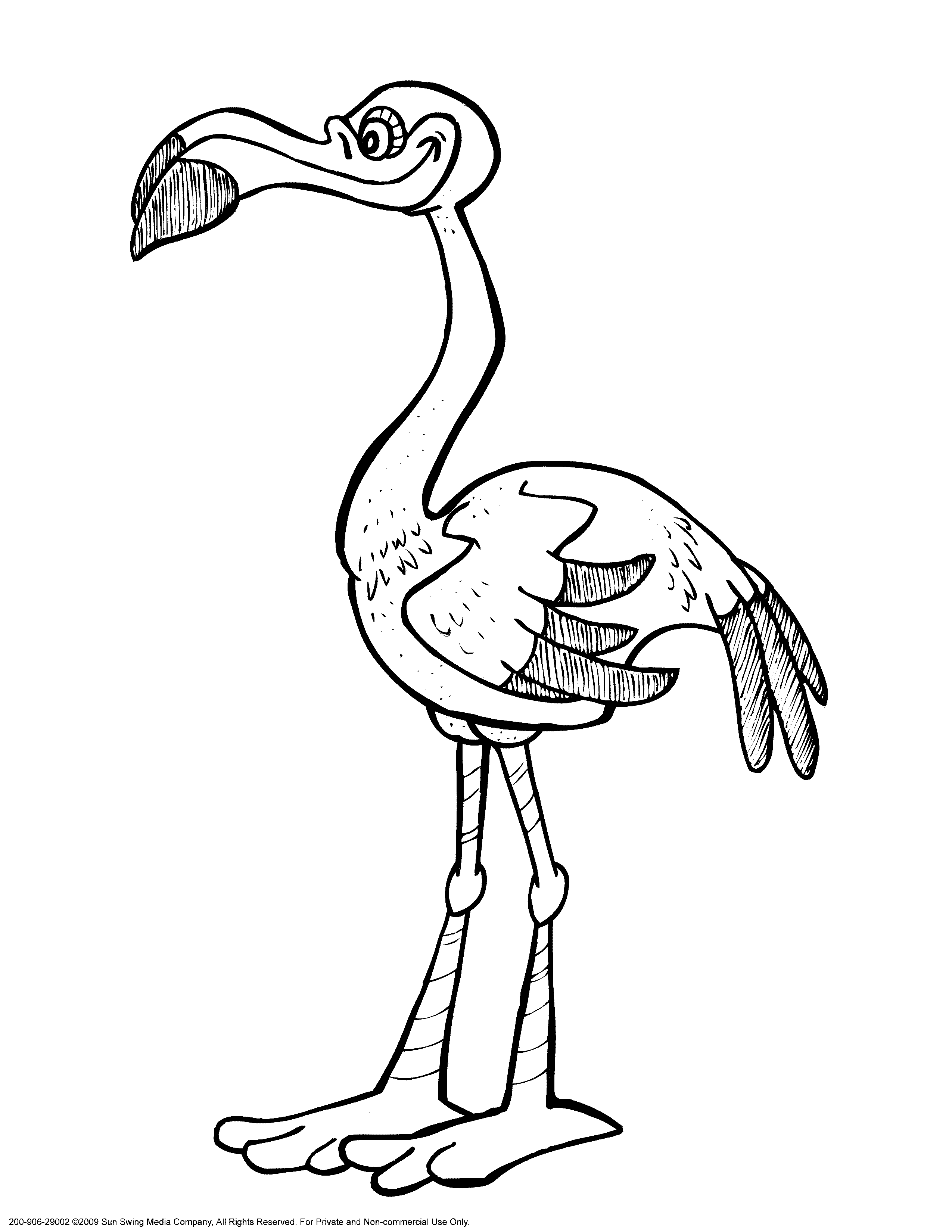 Flamingo Coloring Page Coloring Home